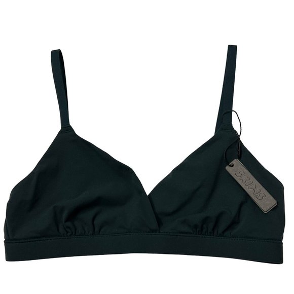 SKIMS Fits Everybody Triangle Bralette Cypress Womens XS - Picture 1 of 8